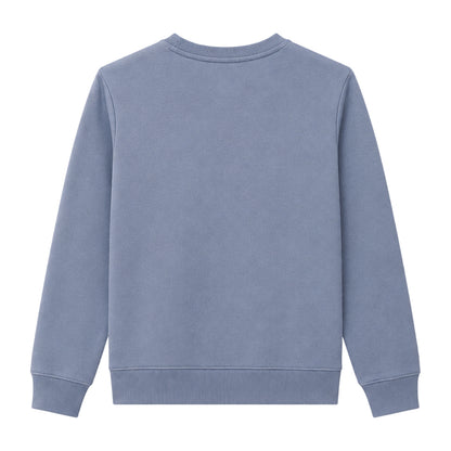 Blue - Back - Calvin Klein Childrens-Kids Logo Crew Neck Sweatshirt