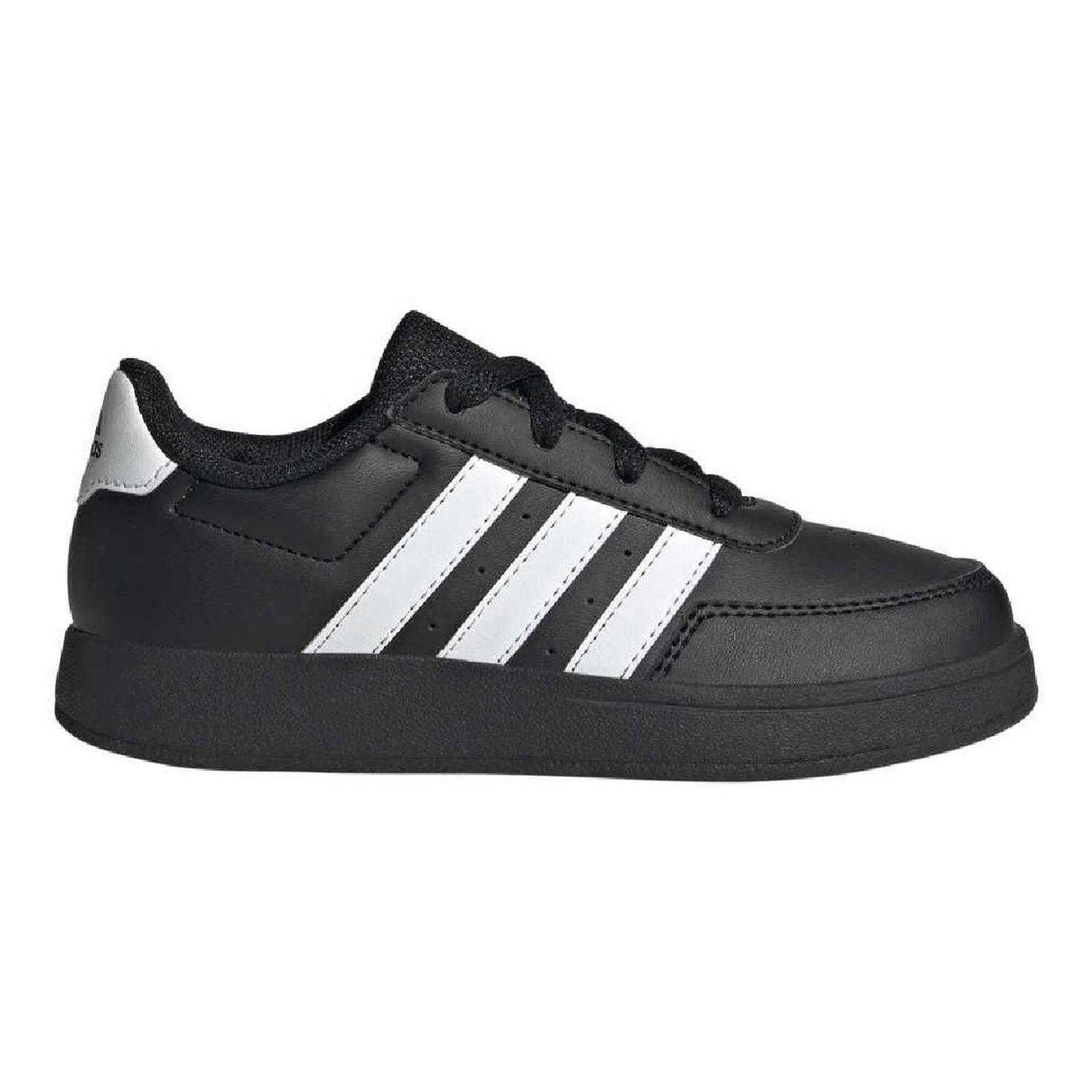 Core Black - Front - Adidas Childrens-Kids Breaknet 2.0 Lace Up Trainers