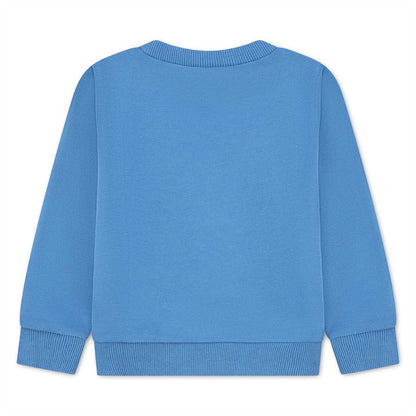 Blue - Back - Lacoste Childrens-Kids Colour Block Sweatshirt