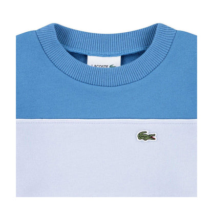 Blue - Side - Lacoste Childrens-Kids Colour Block Sweatshirt