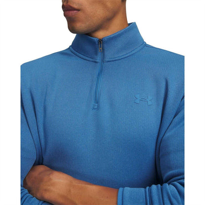 Aegean Blue - Side - Under Armour Mens Sweater Top