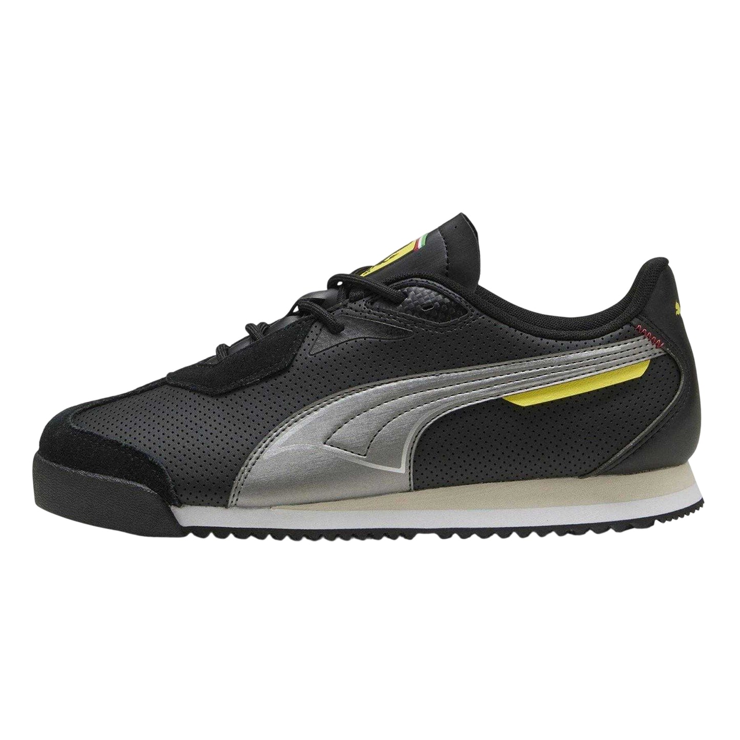 Puma Black - Back - Puma Mens Sf Roma S Low Cut Flat Trainers