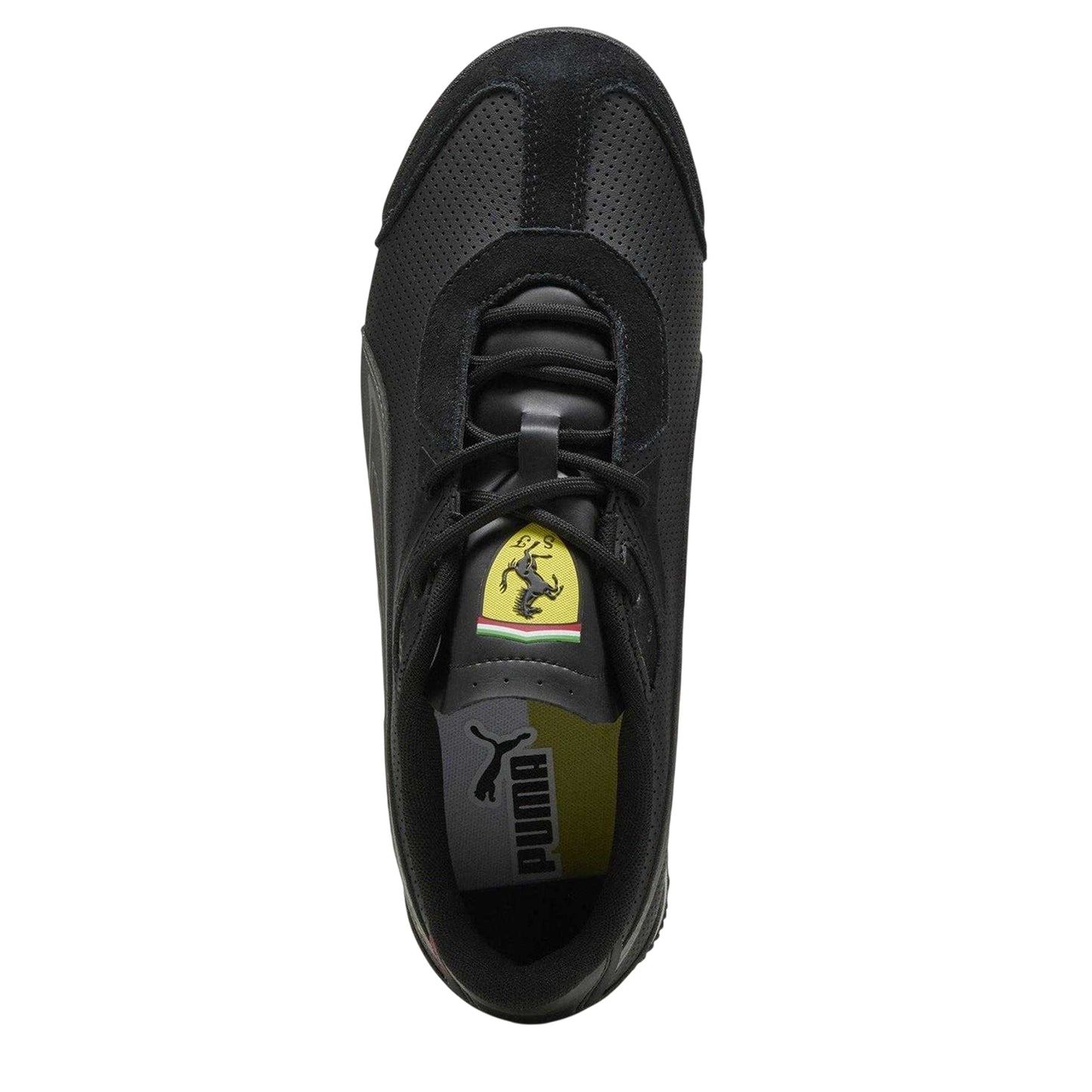 Puma Black - Side - Puma Mens Sf Roma S Low Cut Flat Trainers