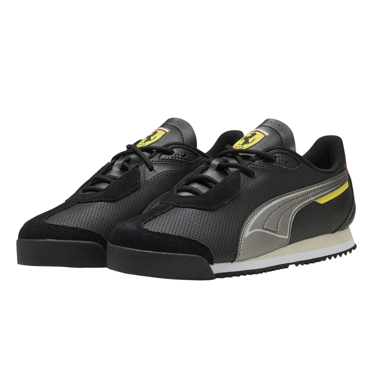 Puma Black - Pack Shot - Puma Mens Sf Roma S Low Cut Flat Trainers