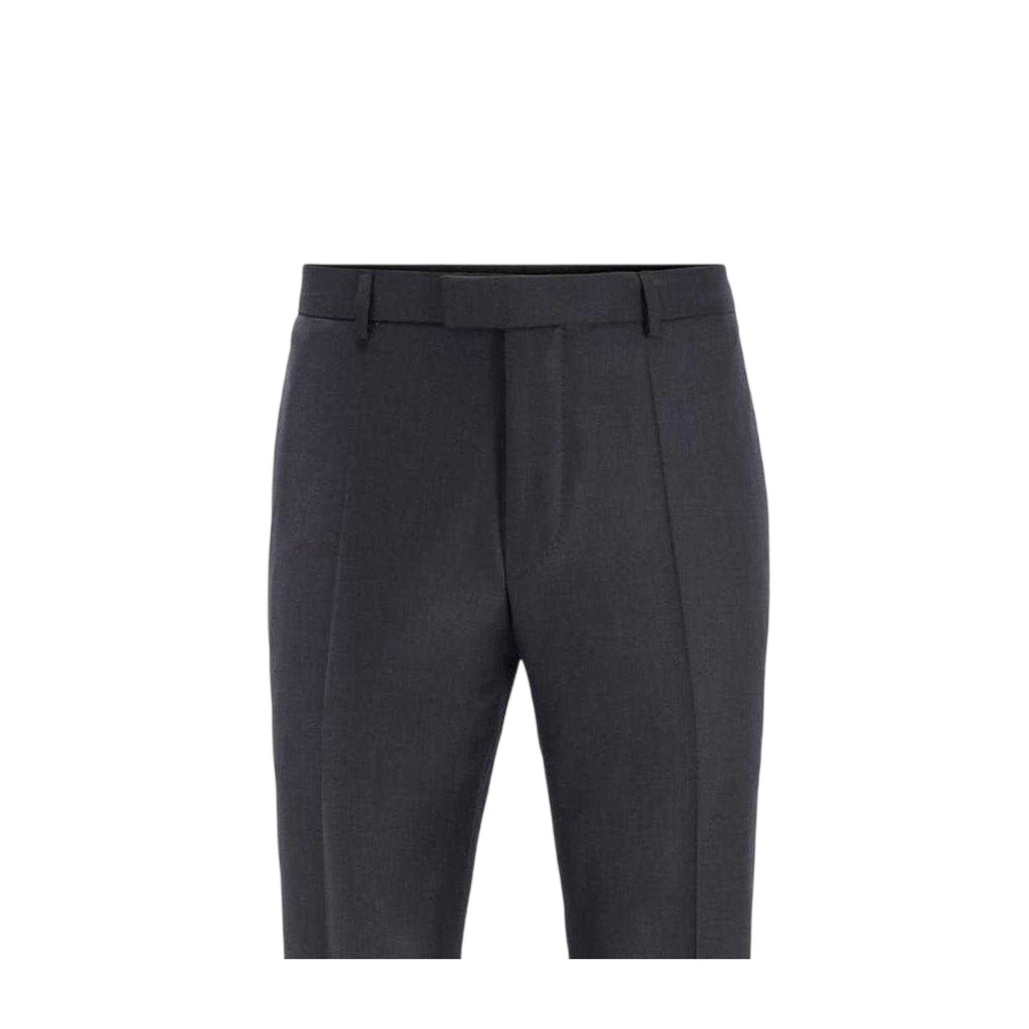 Grey - Side - Boss Mens T-Lone LC Virgin Wool Tailored Trousers