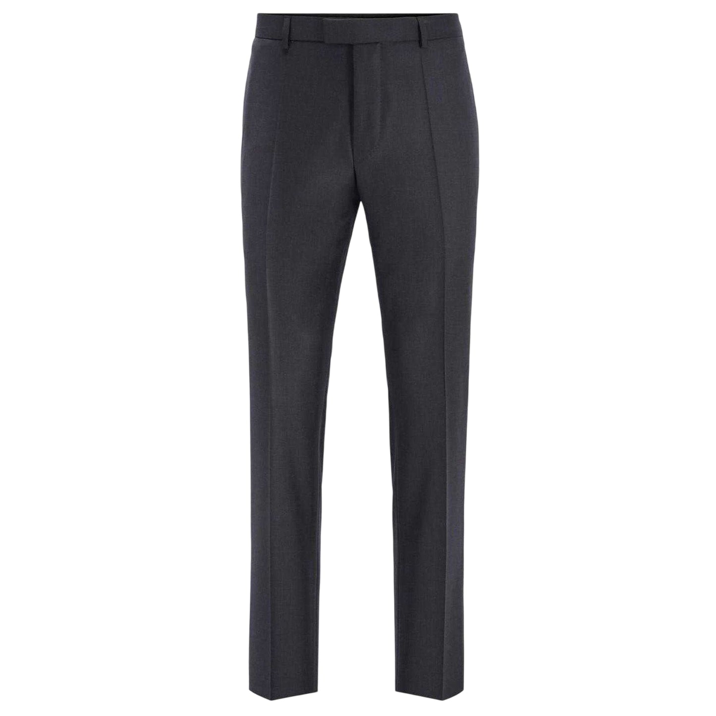 Grey - Front - Boss Mens T-Lone LC Virgin Wool Tailored Trousers