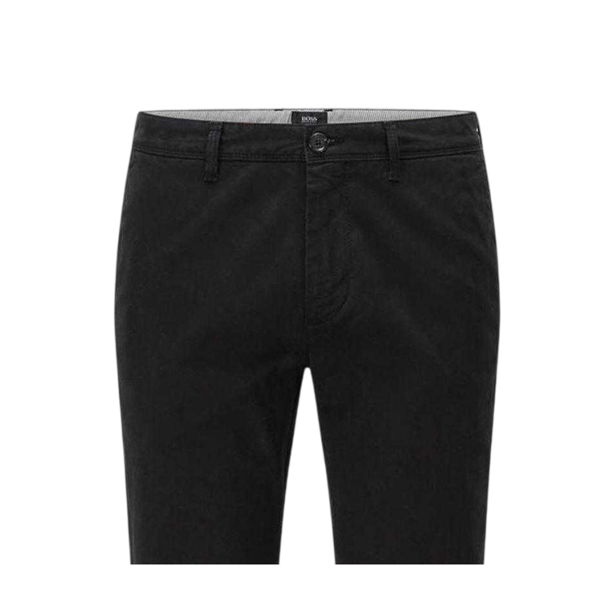 Black - Side - Boss Mens Crigan2 Plain Trousers