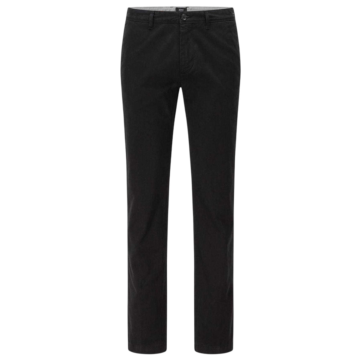 Black - Front - Boss Mens Crigan2 Plain Trousers