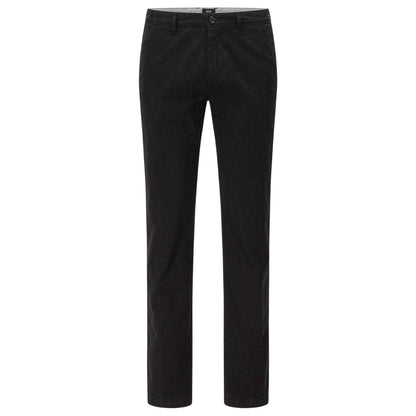 Black - Front - Boss Mens Crigan2 Plain Trousers