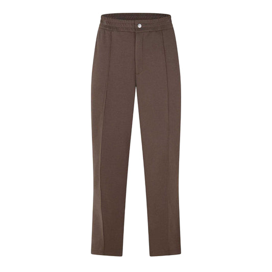 Umber-Stone - Front - Guess Mens Sonny Straight Leg Trousers