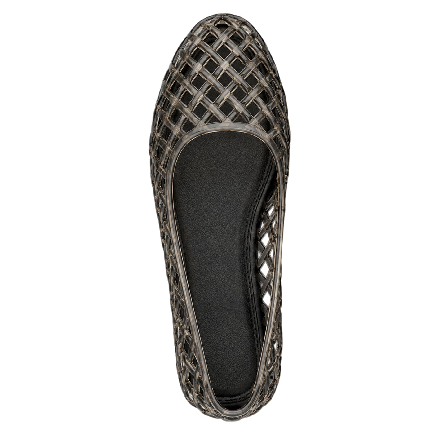 Black - Back - Where´s That From Womens-Ladies Clear Jelly Ballet Flats