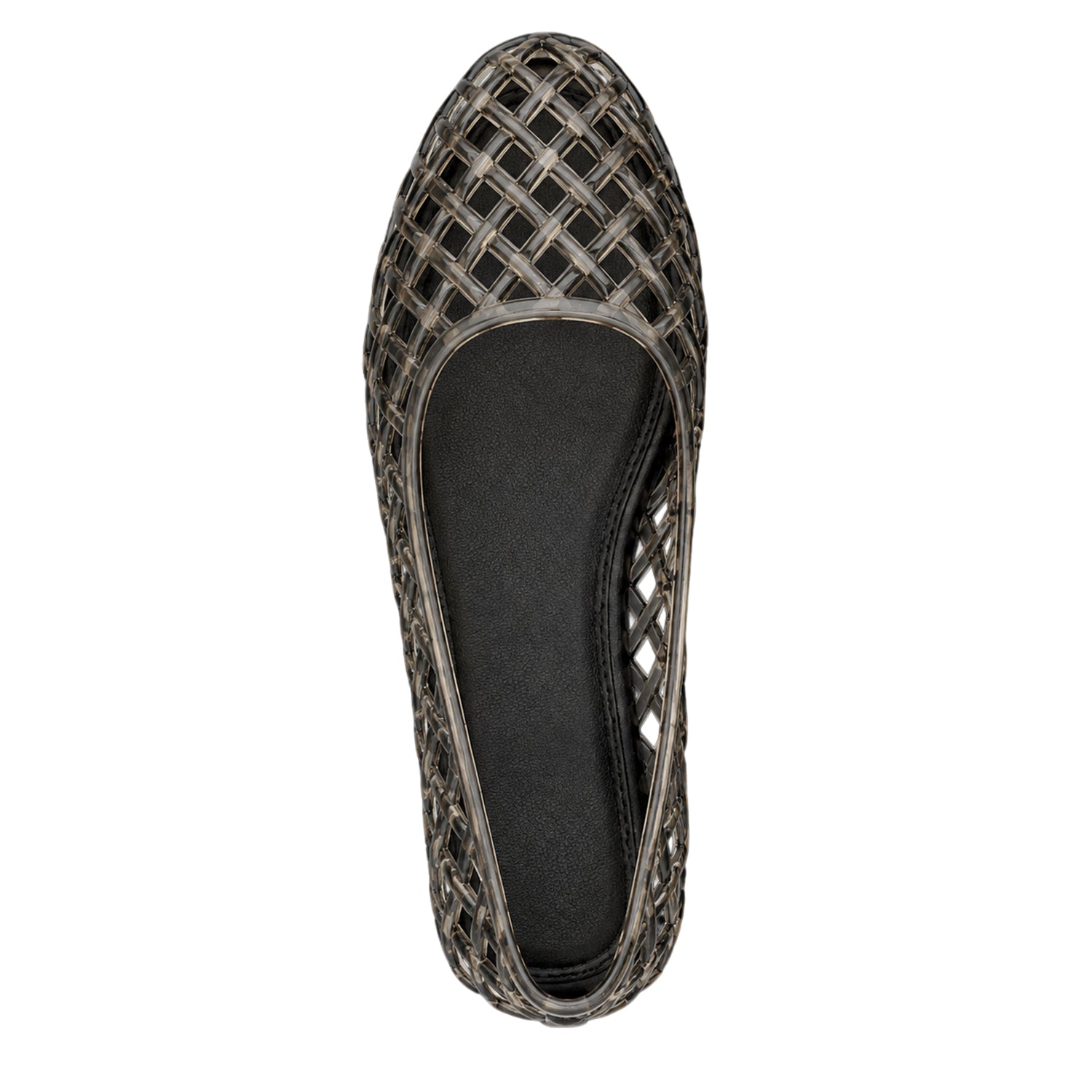 Black - Back - Where´s That From Womens-Ladies Clear Jelly Ballet Flats