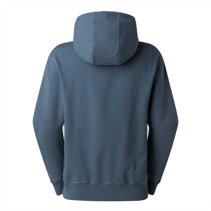 Granite Grey - Back - The North Face Mens Essential Overhead Relaxed Fit Hoodie