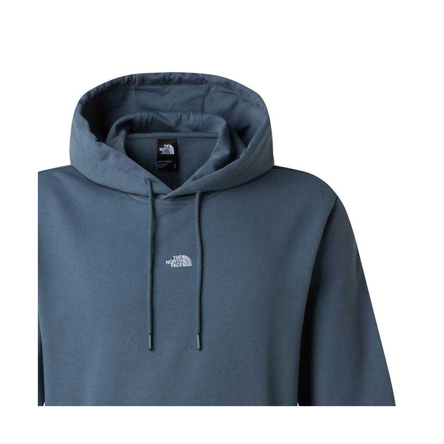 Granite Grey - Side - The North Face Mens Essential Overhead Relaxed Fit Hoodie