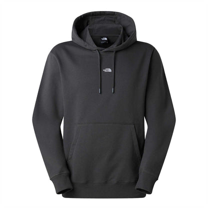 Anthracite Grey - Front - The North Face Mens Essential Overhead Relaxed Fit Hoodie