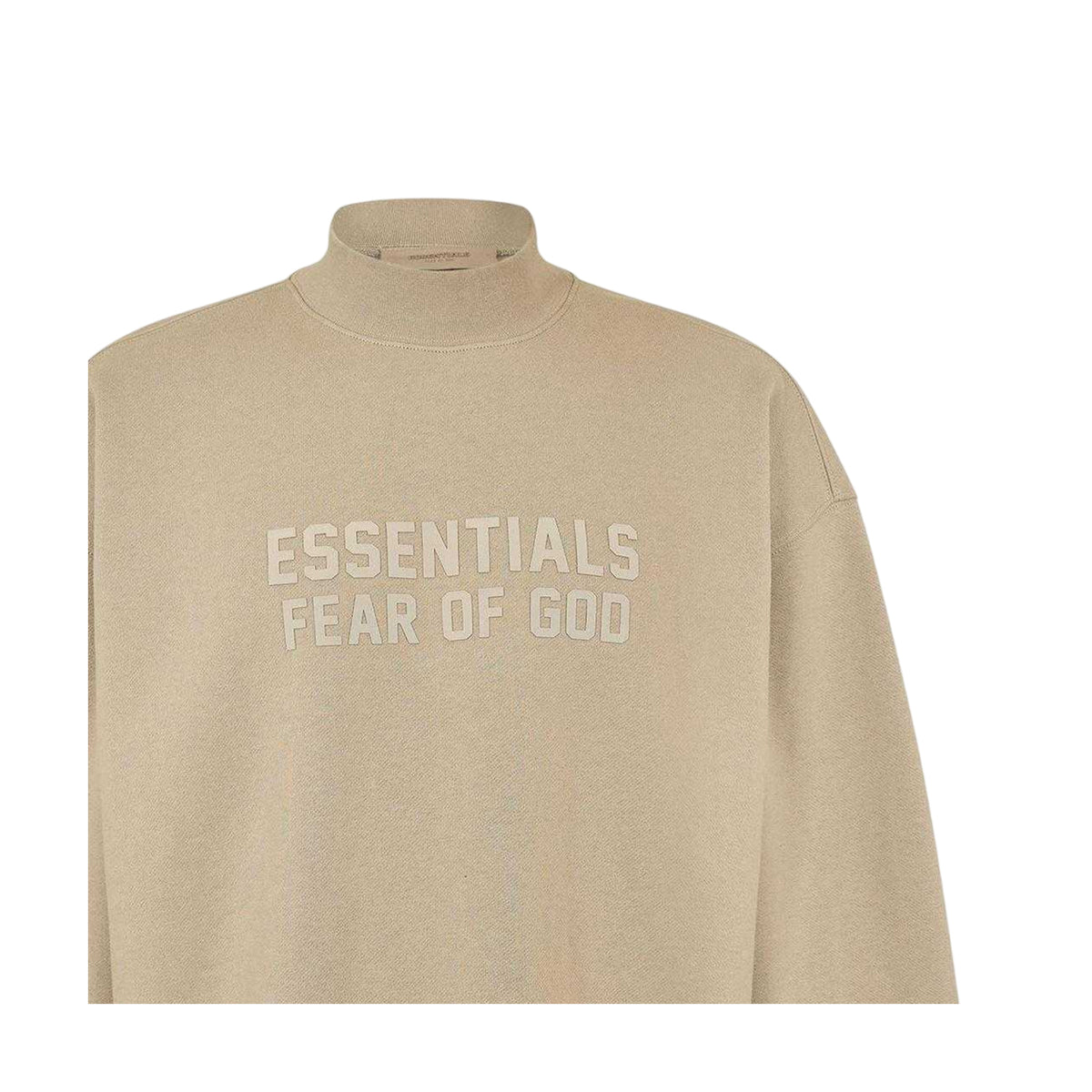 Seal Grey - Side - Fear Of God Essentials Mens Logo Crew Neck Sweatshirt