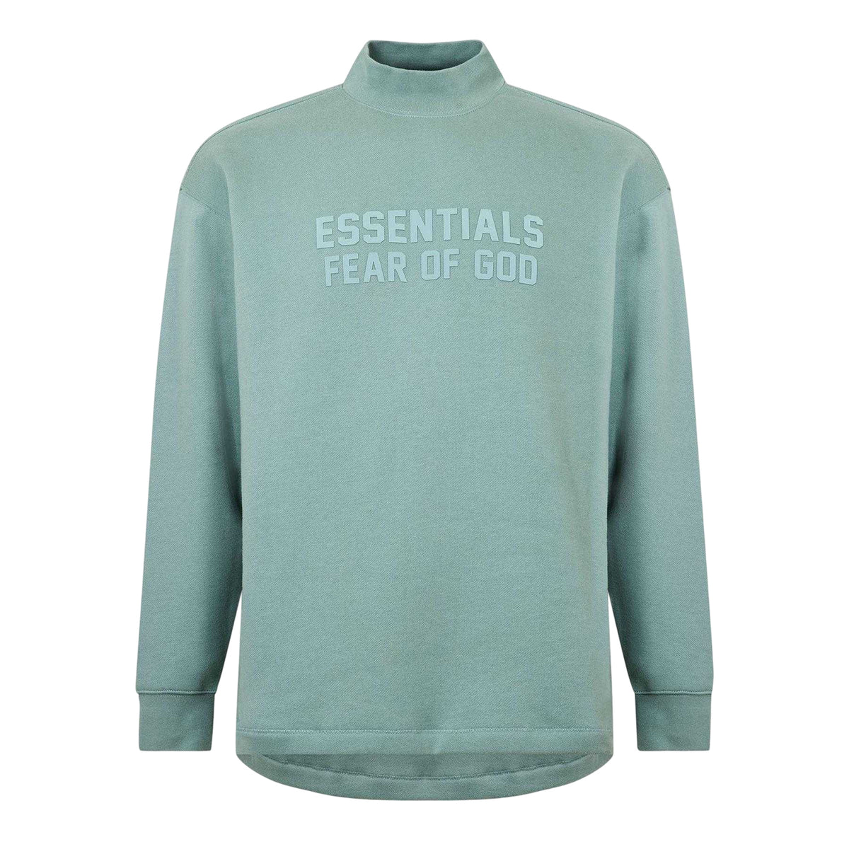 Green - Front - Fear Of God Essentials Mens Logo Crew Neck Sweatshirt