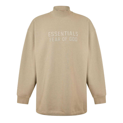 Seal Grey - Front - Fear Of God Essentials Mens Logo Crew Neck Sweatshirt