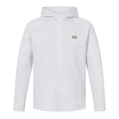 White Marl - Front - Canterbury Mens Everest Regular Raglan Full Zip Hoodie