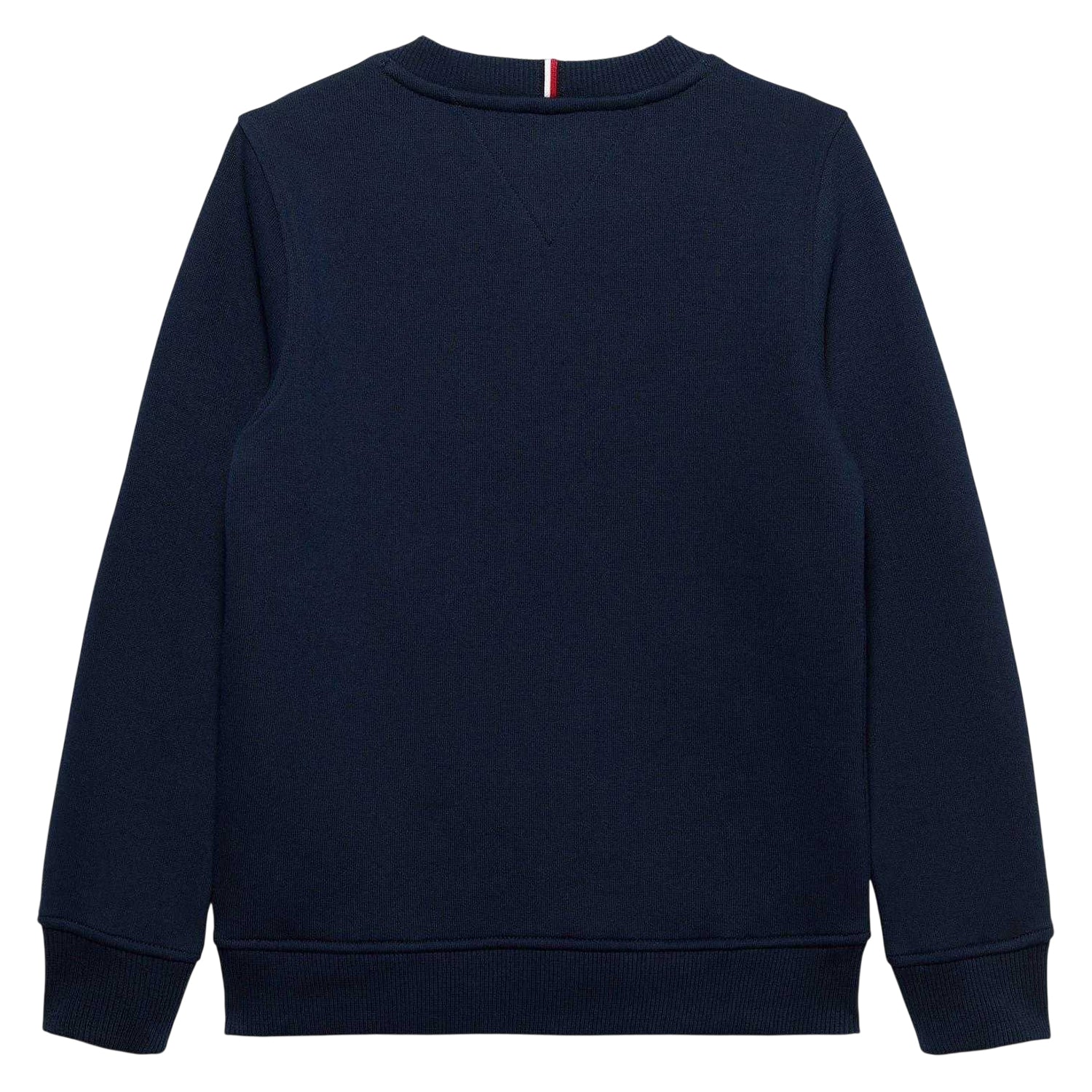 Night Navy - Back - Tommy Hilfiger Childrens-Kids Heritage Embroidered Crew Neck Sweatshirt
