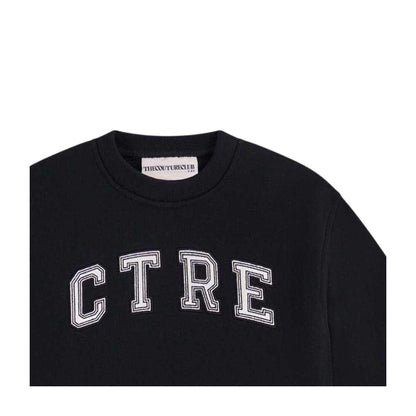 Black - Side - Couture Club Childrens-Kids Drop Shoulder Boxy Sweatshirt