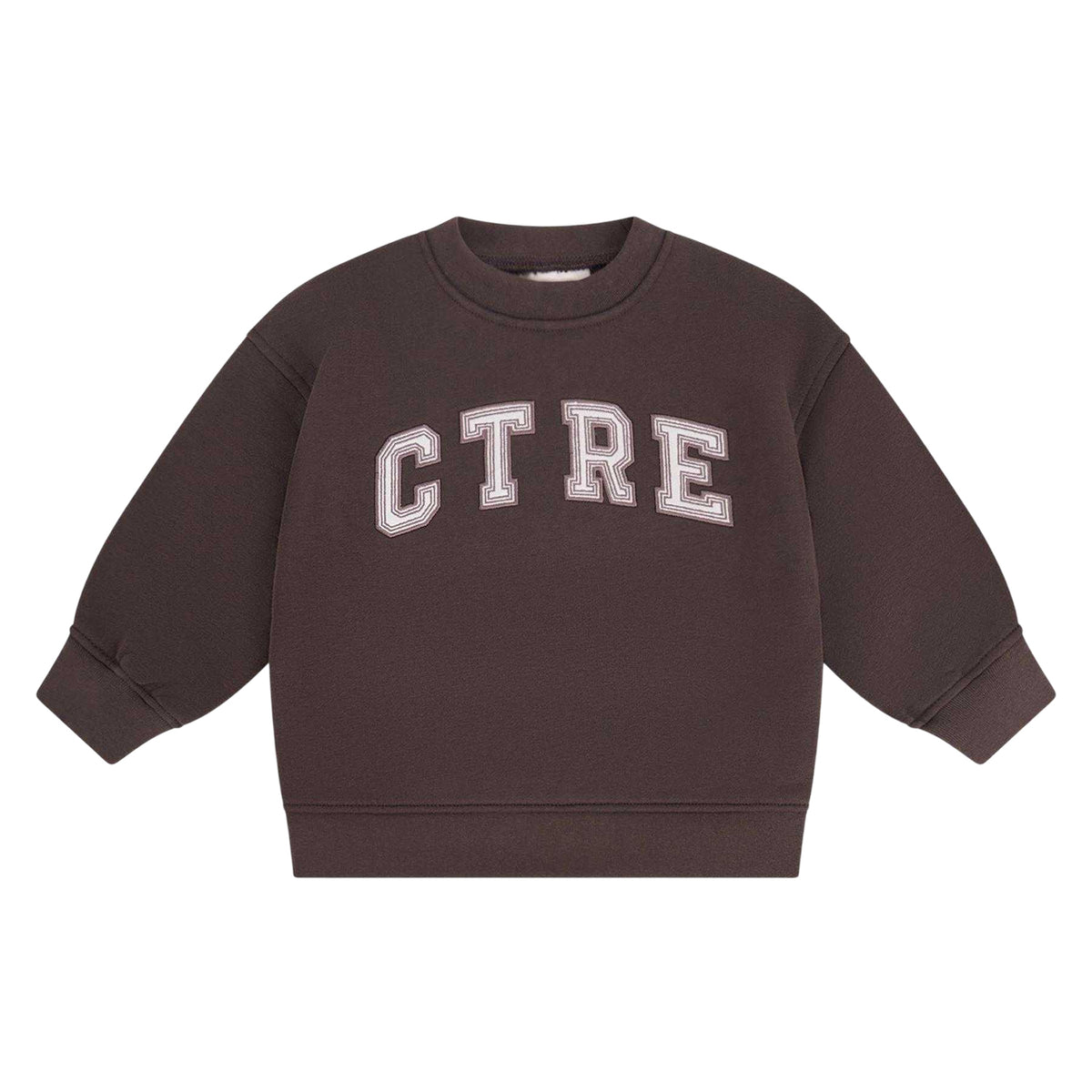 Brown - Front - Couture Club Childrens-Kids Drop Shoulder Boxy Sweatshirt