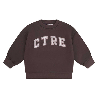 Brown - Front - Couture Club Childrens-Kids Drop Shoulder Boxy Sweatshirt