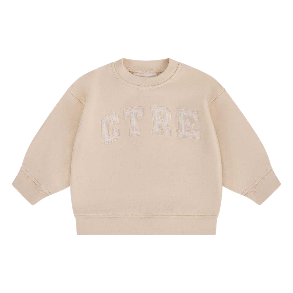 Buttermilk - Front - Couture Club Childrens-Kids Drop Shoulder Boxy Sweatshirt