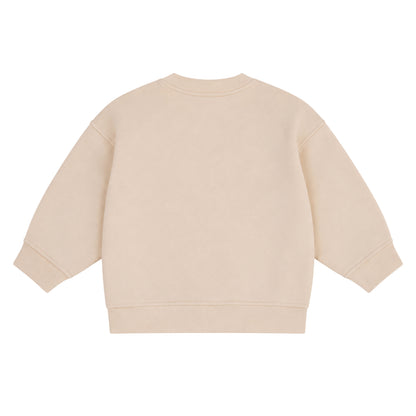 Buttermilk - Back - Couture Club Childrens-Kids Drop Shoulder Boxy Sweatshirt