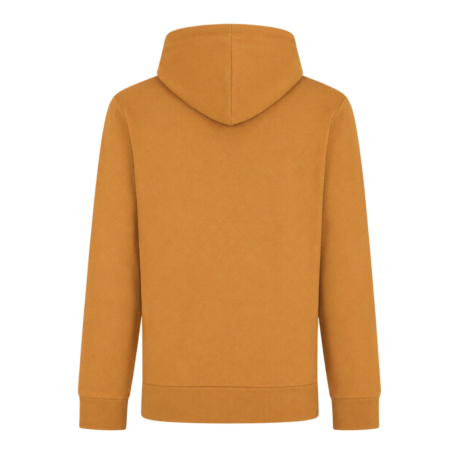 Dark-Wheat - Back - Timberland Mens Badge Regular Hoodie