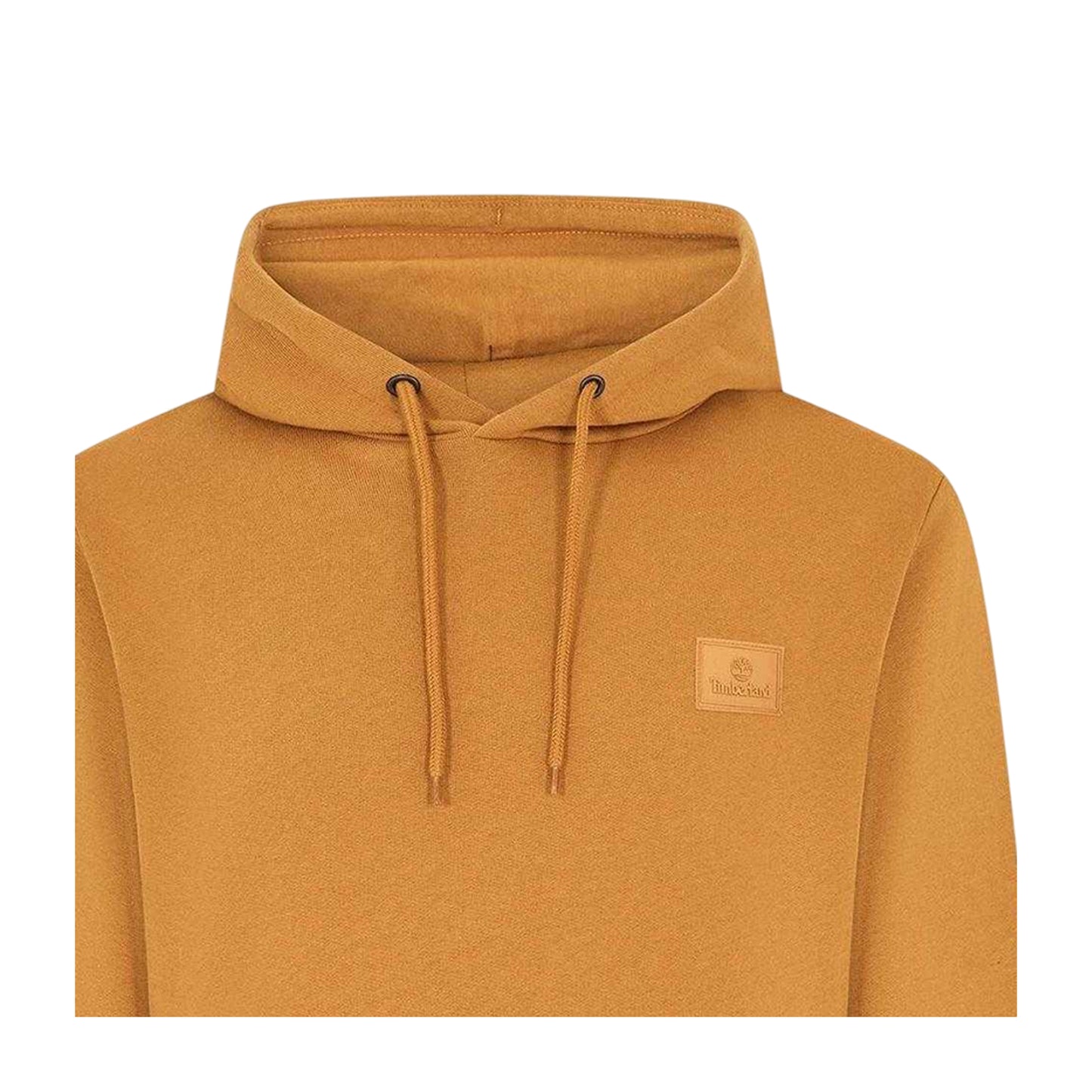Dark-Wheat - Side - Timberland Mens Badge Regular Hoodie