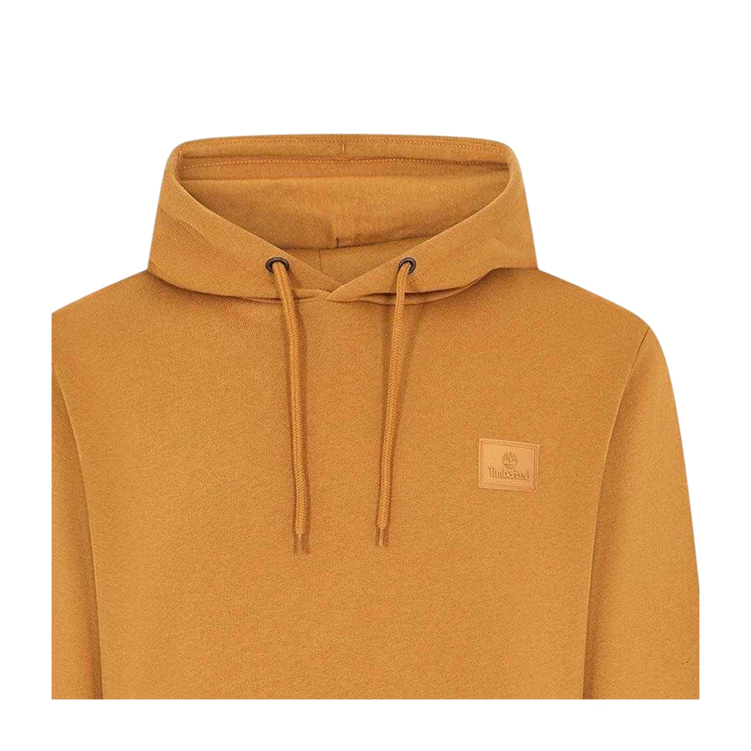 Dark-Wheat - Side - Timberland Mens Badge Regular Hoodie