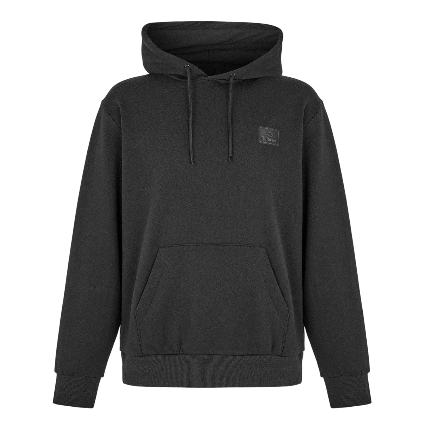 Black - Front - Timberland Mens Badge Regular Hoodie