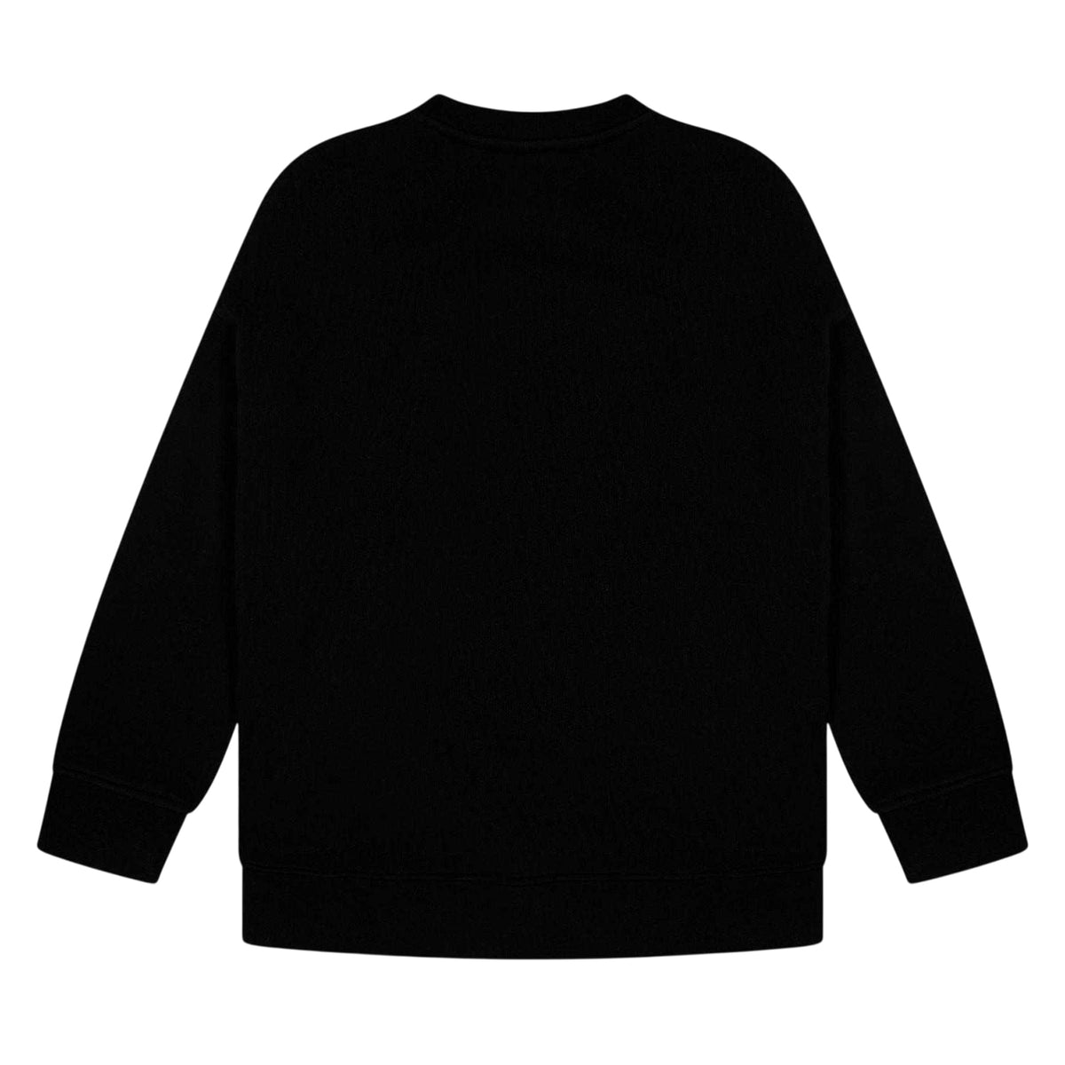 Black - Back - Stella McCartney Childrens-Kids Logo Cotton Side Zip Sweatshirt