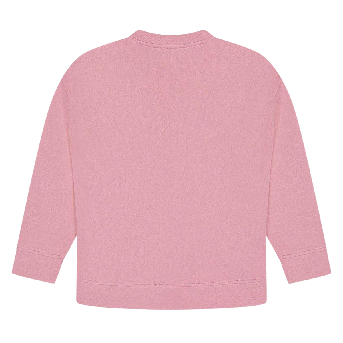 Pink - Back - Stella McCartney Childrens-Kids Logo Cotton Side Zip Sweatshirt