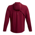 Red - Back - Under Armour Mens Outrun Track Jacket