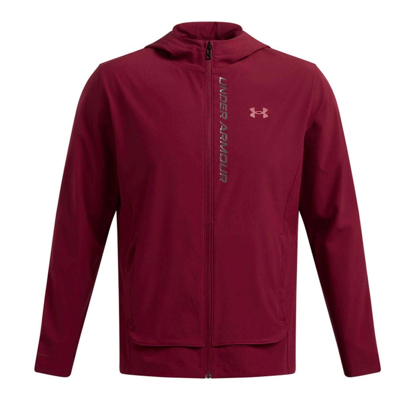Red - Front - Under Armour Mens Outrun Track Jacket