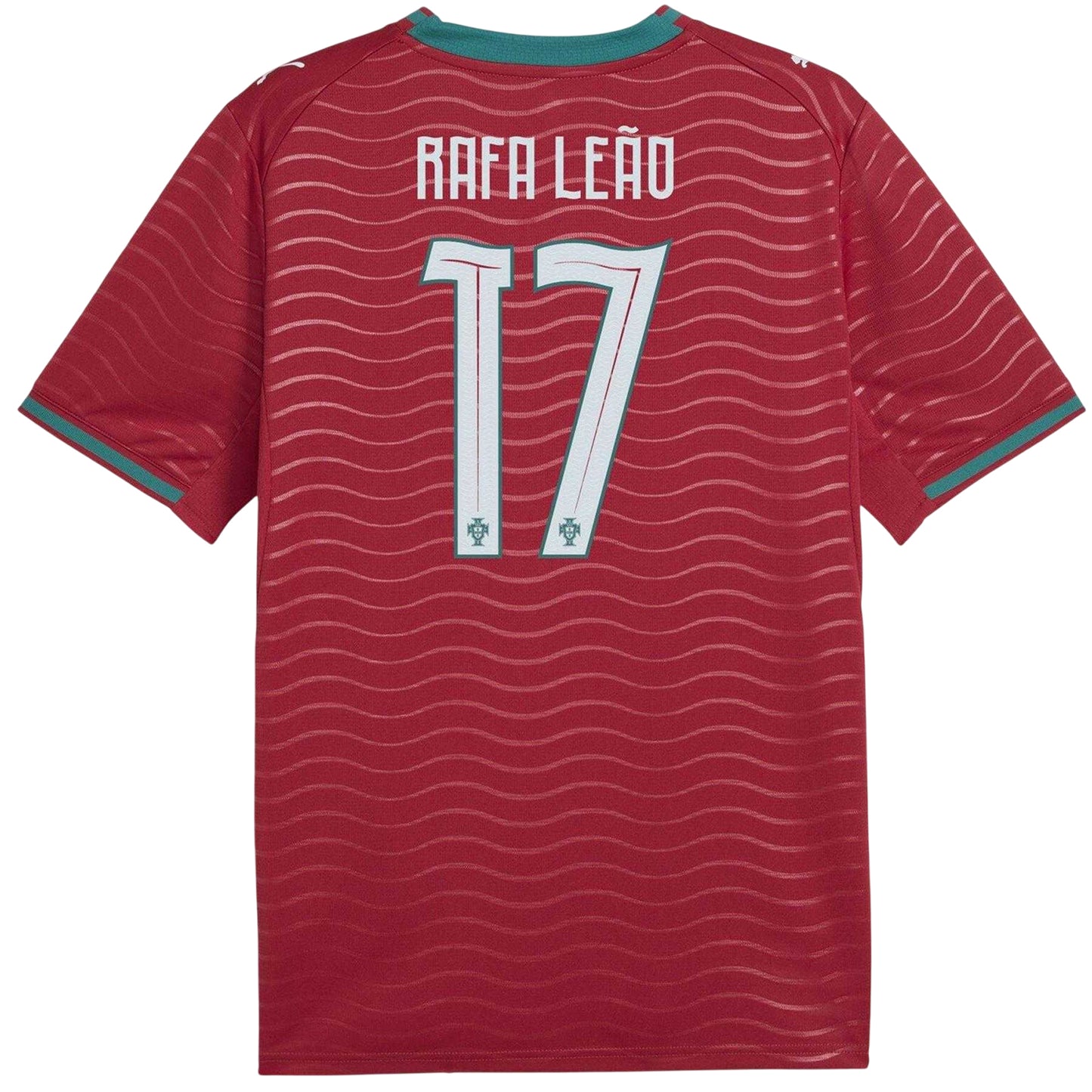 Red - Back - Puma Mens Rafael Leao 2026 Portugal Home Shirt