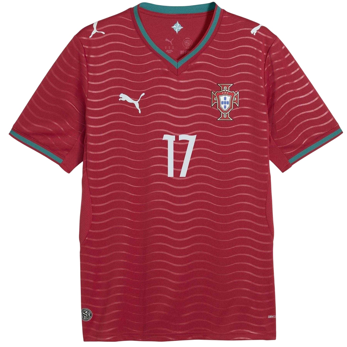 Red - Front - Puma Mens Rafael Leao 2026 Portugal Home Shirt