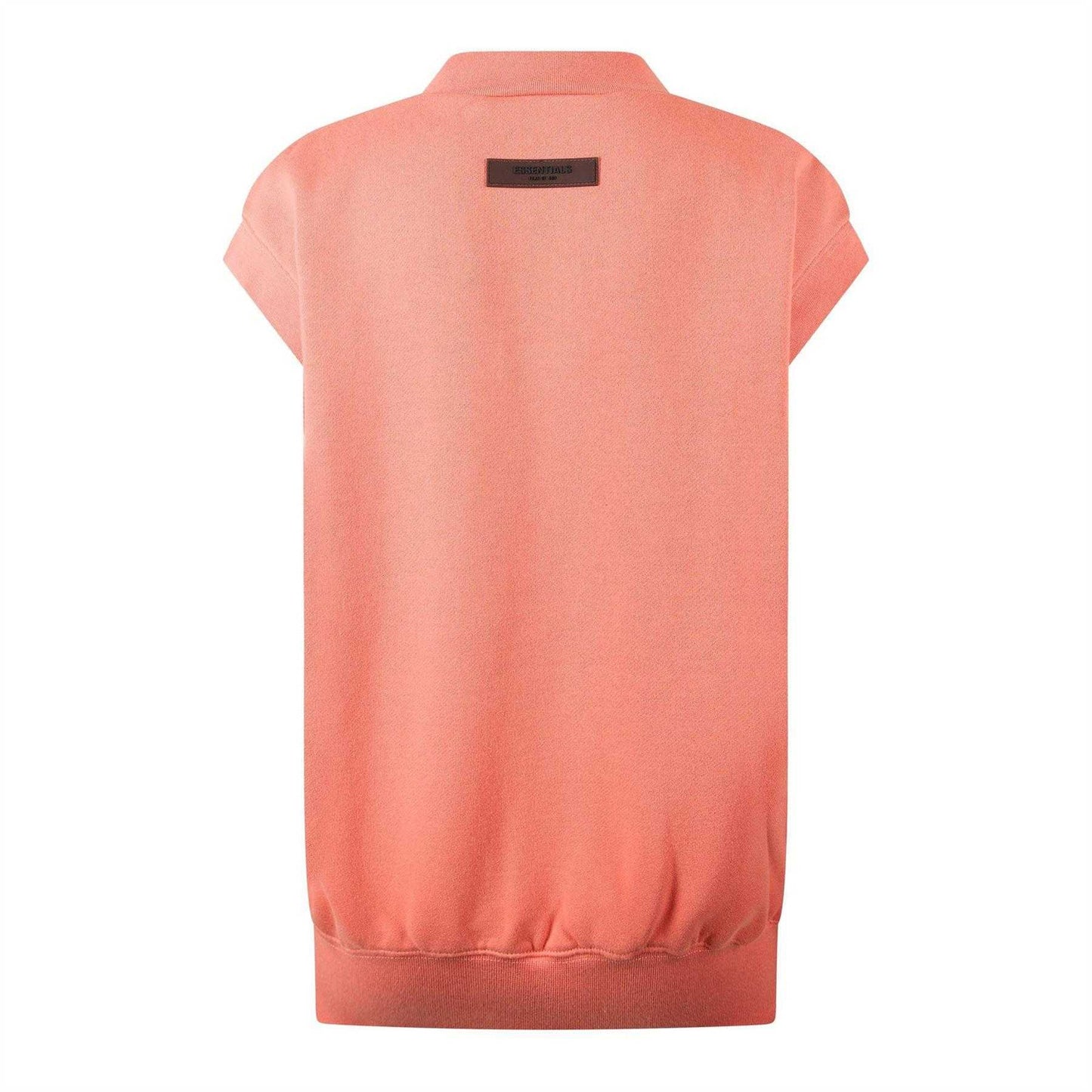 Coral - Back - Fear Of God Essentials Womens-Ladies Knitted Sweater Vest