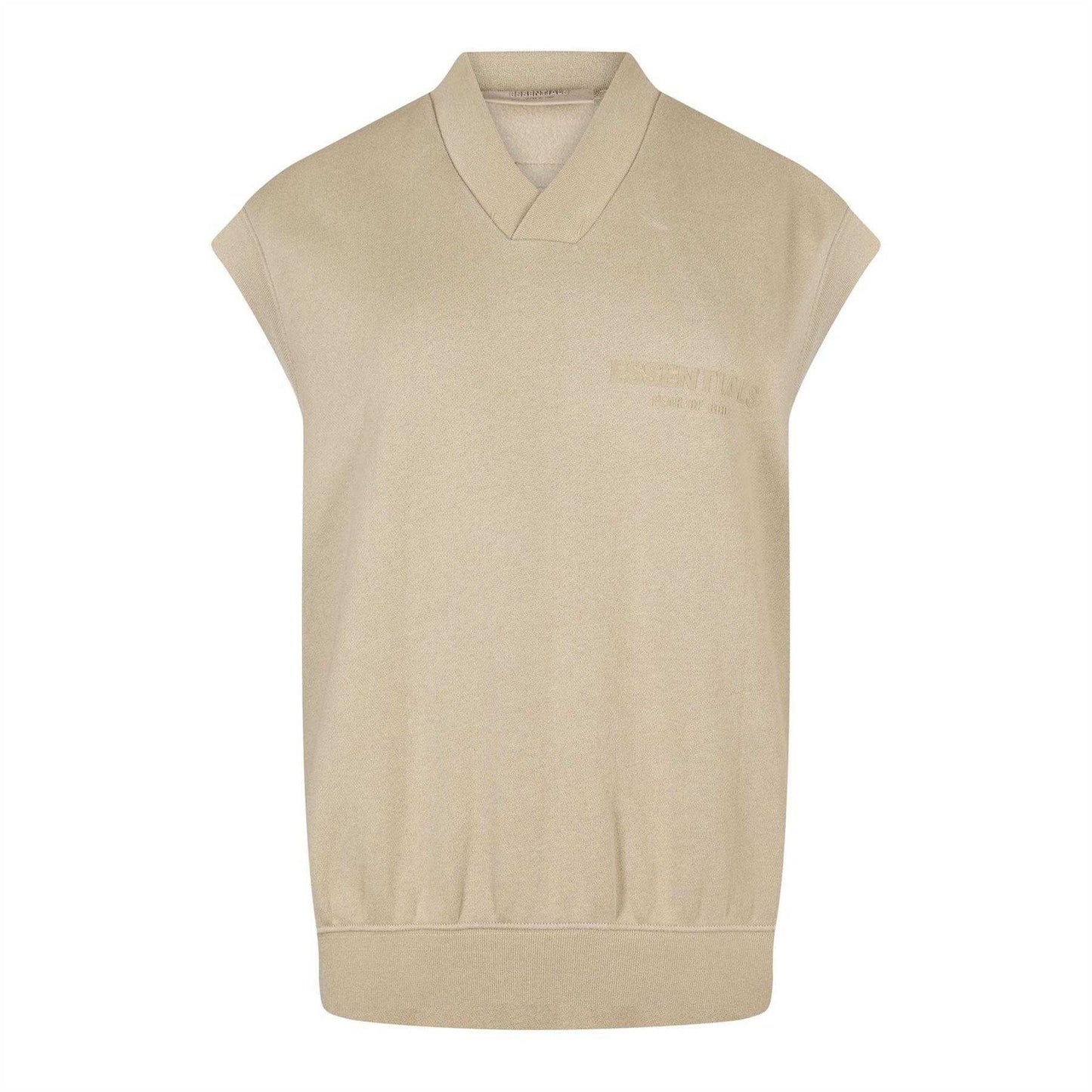 Smoke - Front - Fear Of God Essentials Womens-Ladies Knitted Sweater Vest