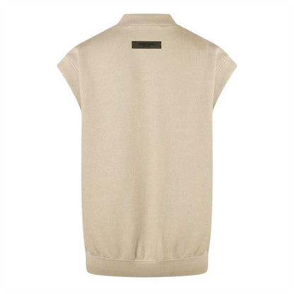 Smoke - Back - Fear Of God Essentials Womens-Ladies Knitted Sweater Vest