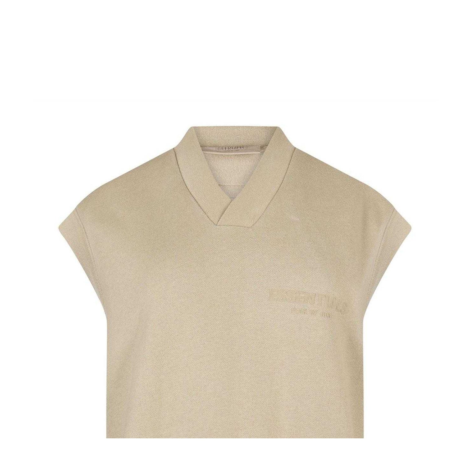 Smoke - Side - Fear Of God Essentials Womens-Ladies Knitted Sweater Vest