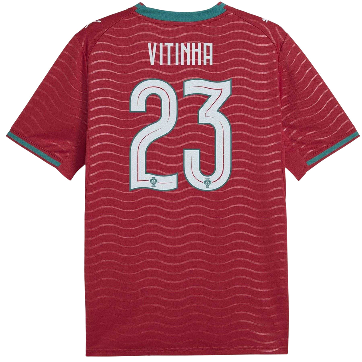 Red - Back - Puma Mens Vitinha 2026 Portugal Home Shirt