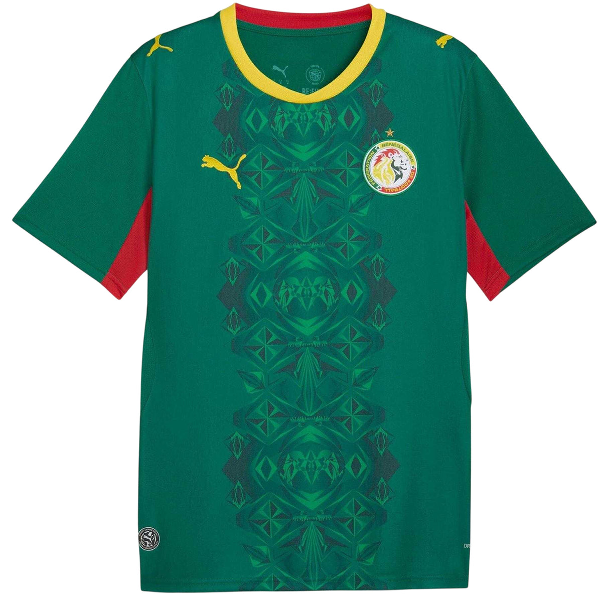 Green-Red - Front - Puma Mens World Cup 2026 Senegal Away Shirt