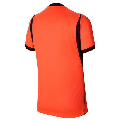 Orange-Black - Back - Nike Childrens-Kids Fifa World Cup 2026 Netherlands FC Home Shirt