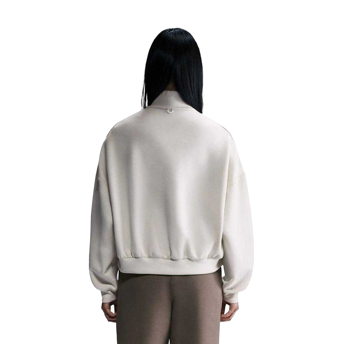 Light-Iron - Back - Nike Womens-Ladies 24.7 Quarter Zip Oversized Sweatshirt