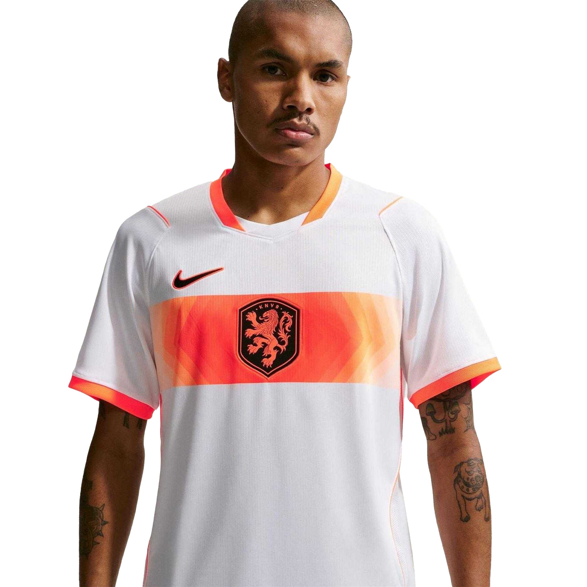 White-Orange - Side - Nike Mens Fifa World Cup 2026 Netherlands FC Away Shirt