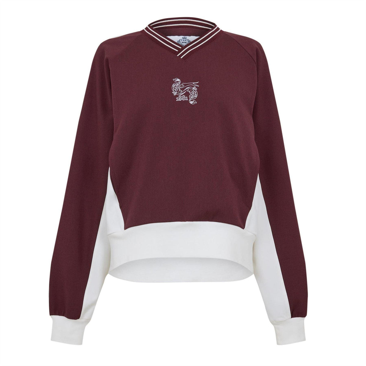 Burgundy - Front - Slazenger Womens-Ladies Off-Court Afterplay Pullover