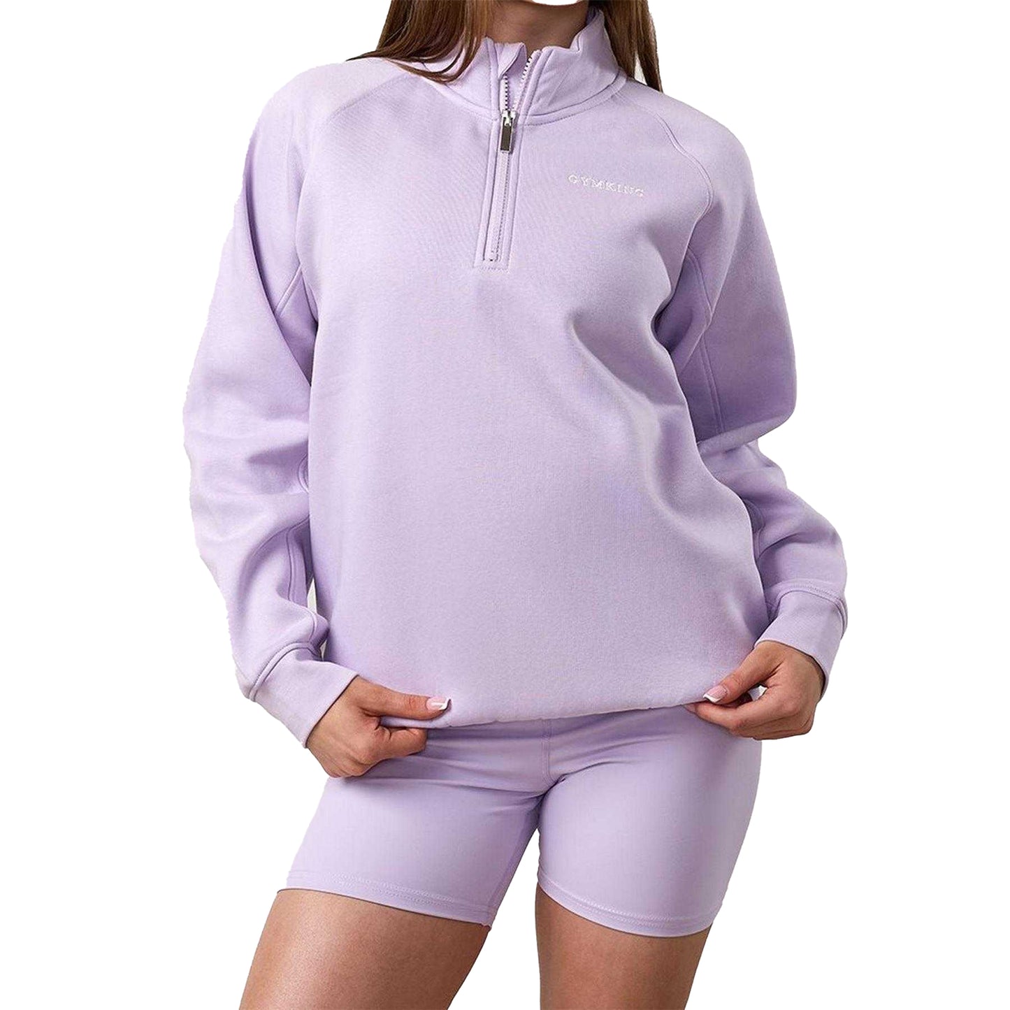 Hyacinth - Lifestyle - Gym King Childrens-Kids 365 Funnel Neck Raglan Sweatshirt